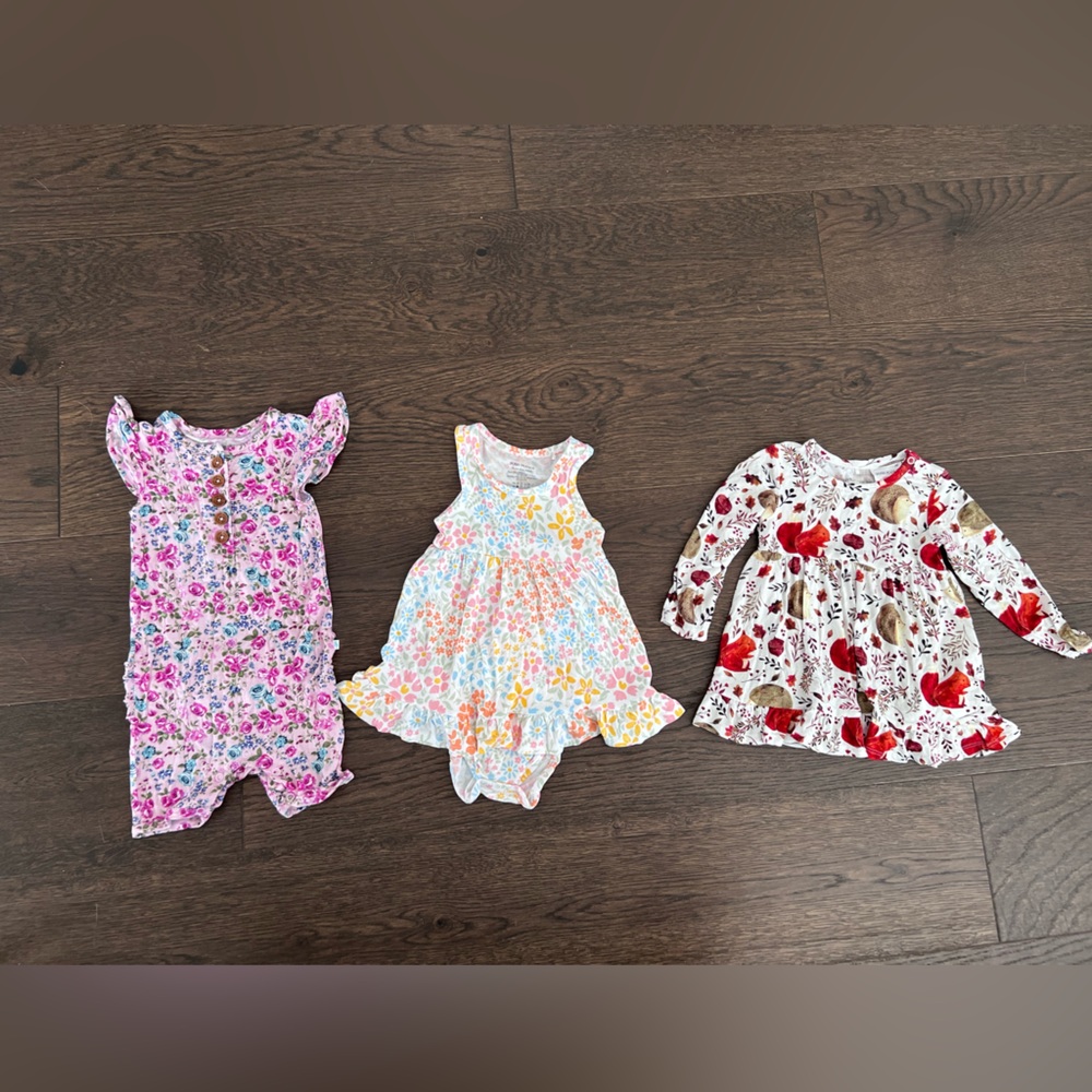 Posh Peanut bodysuit dress jumpsuit set bundle